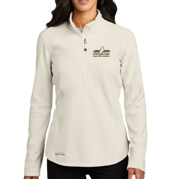 Eddie Bauer Ladies 1/2-Zip MicroFleece Jacket - Embroidered Logo Eddie Bauer Ladies 1/2-Zip MicroFleece Jacket - Embroidered Logo Thumbnail